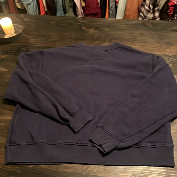 AERIE Bon Voyage navy sweatshirt size M - Picture 4 of 4